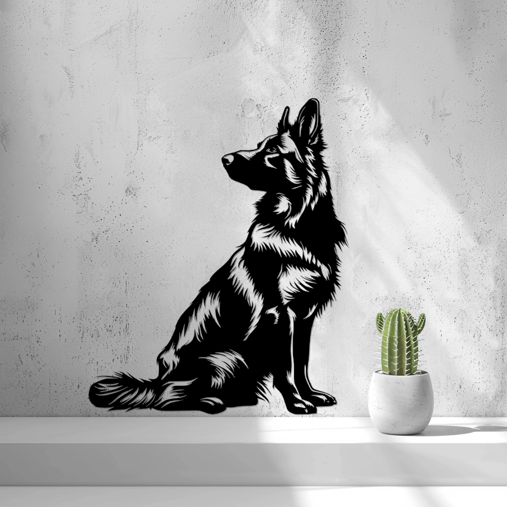 2d German Shepherd (Sheepdog) Wall Art - thumbnail 3